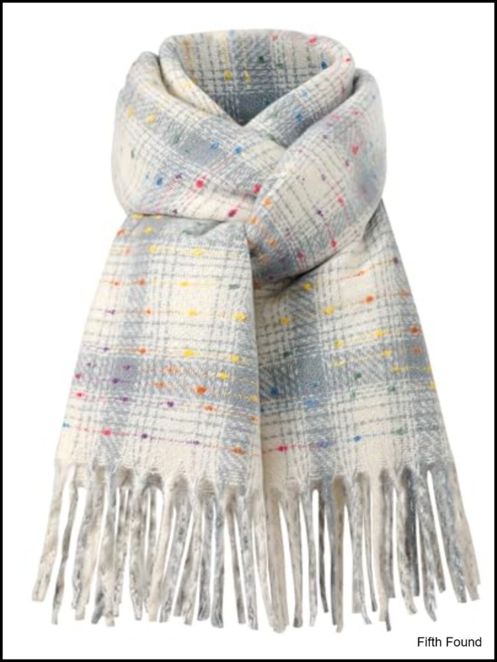 Premium Soft Polyester Blanket Scarf Women Winter Warm Shawl Tassel